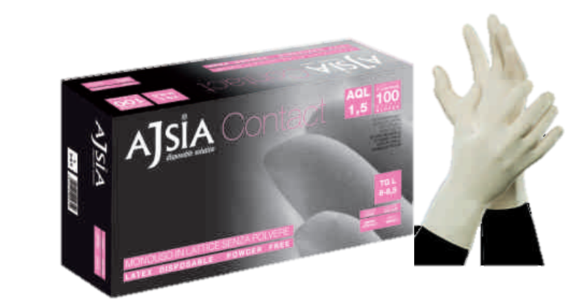 latex rukavice bez pudera